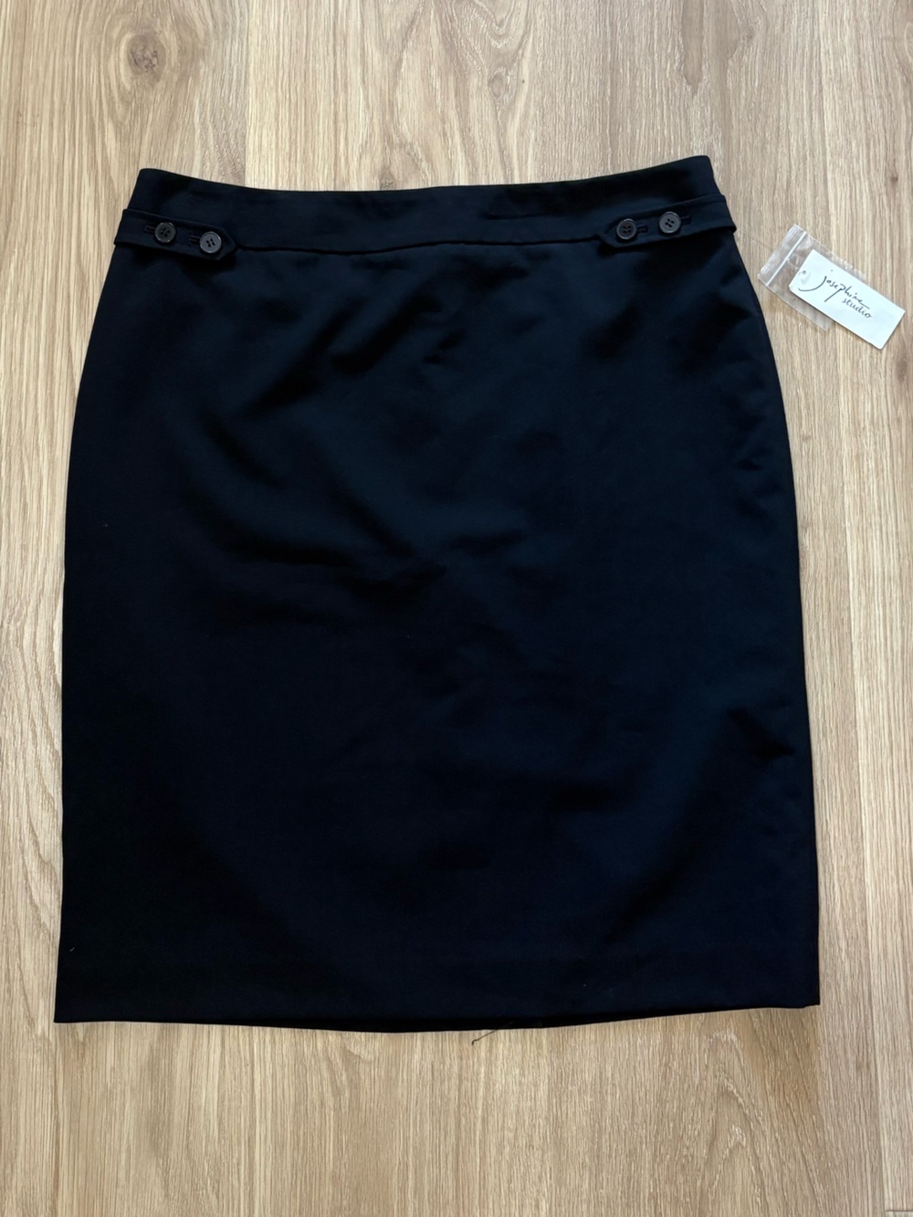 NWT Josephine Studio Black Pencil Skirt Size 10 Career Workwear